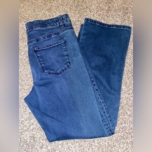 Talbots Women’s 10 Petite Simply Flattering 5 Pocket Deep Blue Denim Jeans